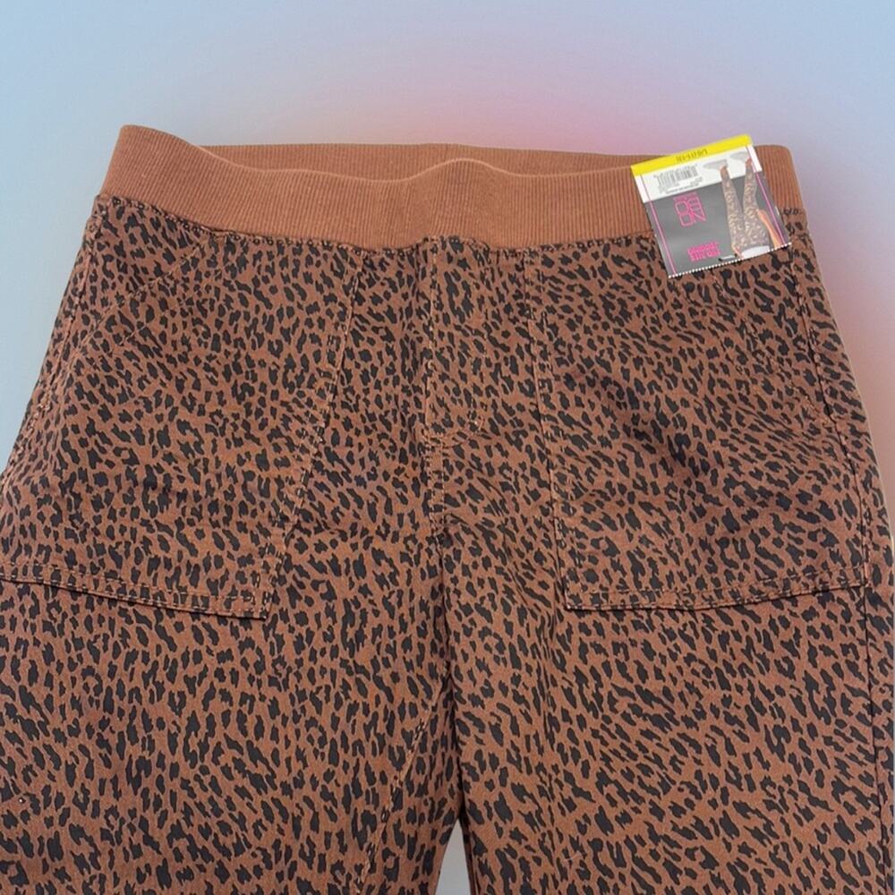 NOBO Women’s Large (juniors) Brown Leopard Print Jegging